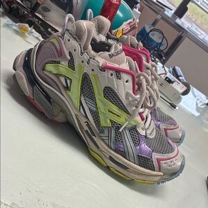 Balenciaga Running Sneaker Mens SZ 11 Used No Box Pre Owned